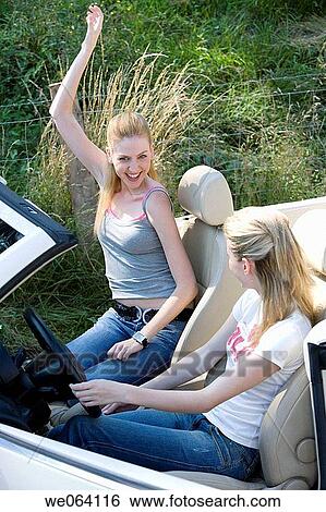 Arms raised, break-time, break, automobile, amusement View Large Photo Image Stock Photograph - Arms raised, break-time, break, automobile, amusement. Fotosearch