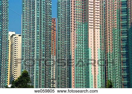 Asia, China, Hong Kong, Kowloon housing estate, lei yue mun 2006 View Large Photo Image Stock Photography - Asia, China, Hong Kong, Kowloon housing estate, lei yue mun 2006. Fotosearch