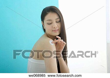 Asian, Beauty Care, beauty, apply View Large Photo Image Stock Photography - Asian, Beauty Care, beauty, apply. Fotosearch