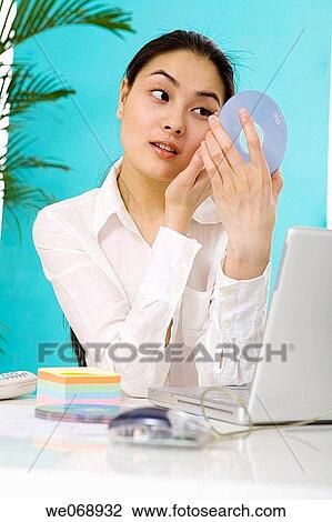 Asian, computer, CD-ROM, 20's View Large Photo Image Stock Image - Asian, computer, CD-ROM, 20's. Fotosearch