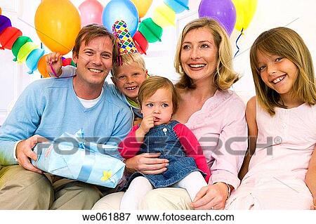 at-home, Birthday party, balloon, baby, affection View Large Photo Image Stock Photo - at-home, Birthday party, balloon, baby, affection. Fotosearch