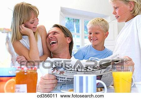 at-home, breakfast, boy, affection View Large Photo Image Stock Image - at-home, breakfast, boy, affection. Fotosearch