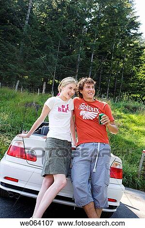 automobile, break-time, break, Best friend, 20's View Large Photo Image Stock Photo - automobile, break-time, break, Best friend, 20's. Fotosearch