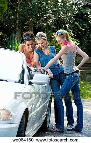 automobile, car, break-time, break, 20's View Large Photo Image Stock Image - automobile, car, break-time, break, 20's. Fotosearch