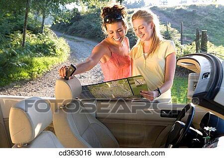 automobile, car, break-time, break, 20's View Large Photo Image Stock Photograph - automobile, car, break-time, break, 20's. Fotosearch