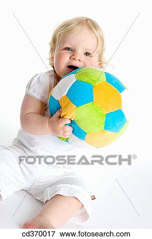 baby, ball, blond, child, childhood View Large Photo Image Stock Photo - baby, ball, blond, child, childhood. Fotosearch