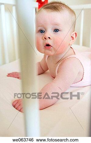 baby, bar, blue eyes, child View Large Photo Image Stock Photograph - baby, bar, blue eyes, child. Fotosearch