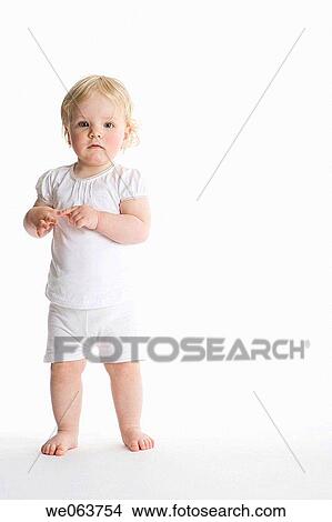 baby, barefoot, blond, child, childhood View Large Photo Image Picture - baby, barefoot, blond, child, childhood. Fotosearch