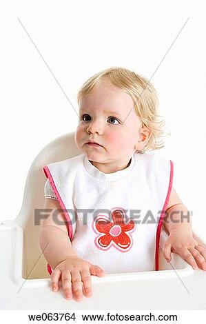 baby, bib, blond, child, childhood View Large Photo Image Picture - baby, bib, blond, child, childhood. Fotosearch