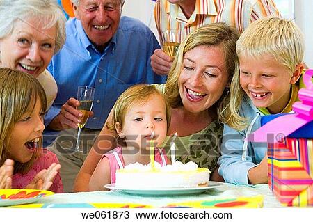 baby, Birthday party, Birthday cake, 3 generations View Large Photo Image Stock Image - baby, Birthday party, Birthday cake, 3 generations. Fotosearch
