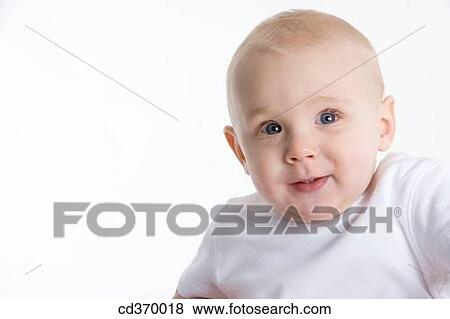 Stock Photo - baby, blond, child, childhood. Fotosearch