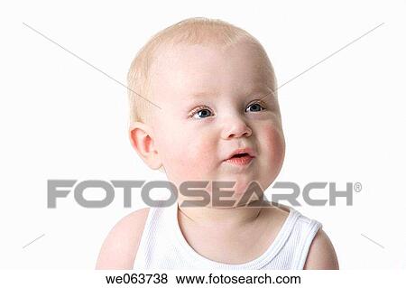 Stock Photo - baby, blond, child, childhood. Fotosearch