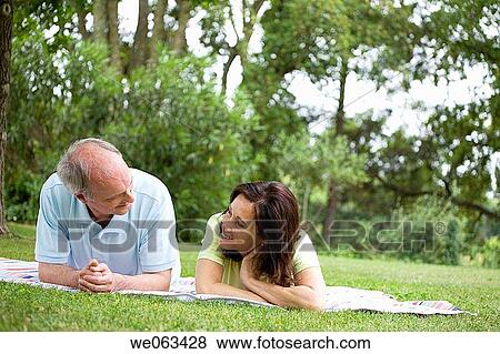 Stock Photo - baby boomer, bond, bonding, calm. Fotosearch