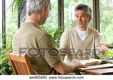 baby boomer, book, chair, chat View Large Photo Image Stock Image - baby boomer, book, chair, chat. Fotosearch