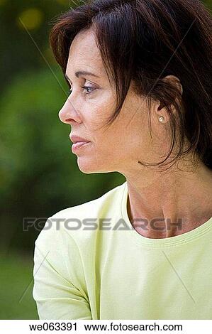 baby boomer, brunette, absorbed View Large Photo Image Stock Image - baby boomer, brunette, absorbed. Fotosearch