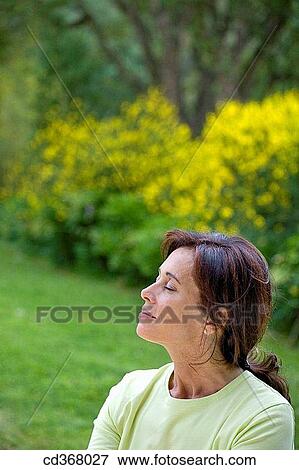 baby boomer, brunette, calm View Large Photo Image Stock Photo - baby boomer, brunette, calm. Fotosearch