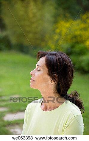 baby boomer, brunette, calm View Large Photo Image Stock Photo - baby boomer, brunette, calm. Fotosearch