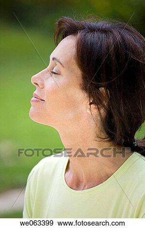 baby boomer, brunette, calm View Large Photo Image Stock Photo - baby boomer, brunette, calm. Fotosearch