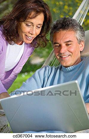 baby boomer, calm, computer View Large Photo Image Picture - baby boomer, calm, computer. Fotosearch