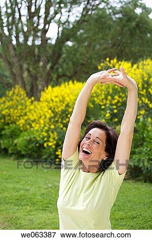 baby boomer, carefree, Arms raised View Large Photo Image Stock Photo - baby boomer, carefree, Arms raised. Fotosearch