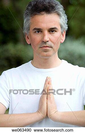 Stock Image - baby boomer, concentrate, concentration. Fotosearch