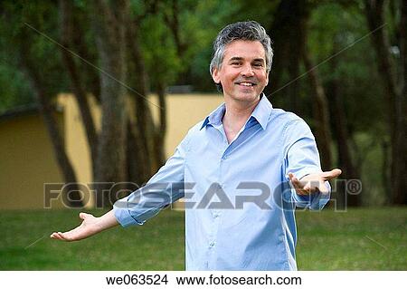 baby boomer, contemporary, Arms open View Large Photo Image Picture - baby boomer, contemporary, Arms open. Fotosearch
