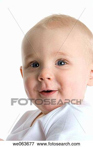 Stock Photo - baby, boy, child, childhood, Close-up. Fotosearch