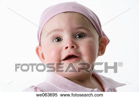 Stock Photography - baby, cap, child, childhood, Close-up. Fotosearch