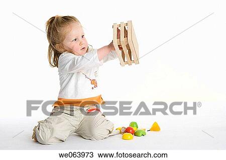 Stock Image - baby, childhood, child, 3-4 years. Fotosearch