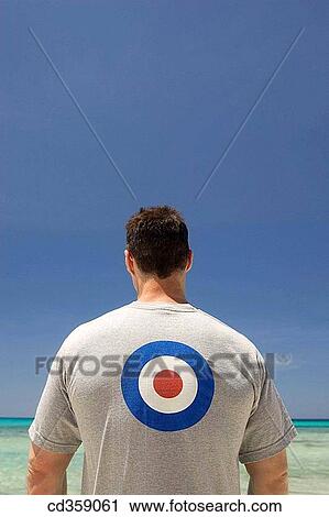 back, blue, beach, back view, aim View Large Photo Image Stock Image - back, blue, beach, back view, aim. Fotosearch
