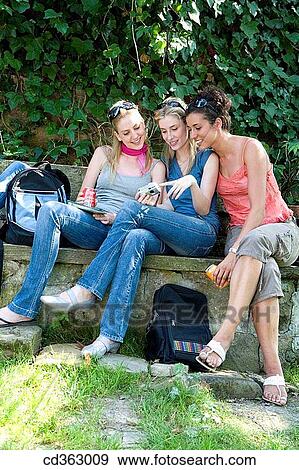 backpack, bench, break, break-time, camera View Large Photo Image Stock Photo - backpack, bench, break, break-time, camera. Fotosearch