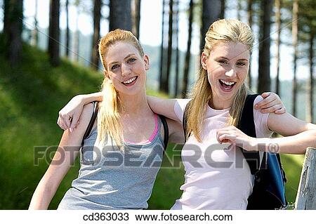 backpack, blond, amusement View Large Photo Image Stock Image - backpack, blond, amusement. Fotosearch