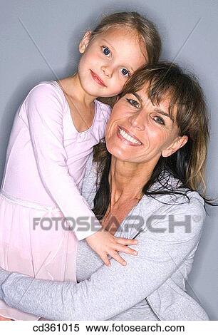 Stock Photography - ballerina, bonding, bond, affection. Fotosearch