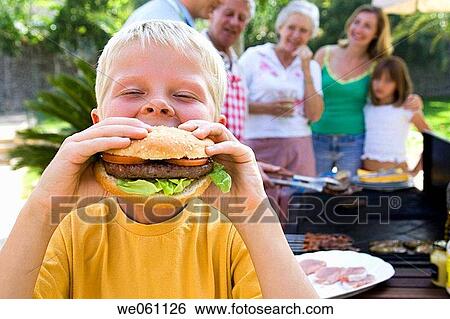 barbecue, barbeque, bbq, bite, biting, blond View Large Photo Image Stock Photograph - barbecue, barbeque, bbq, bite, biting, blond. Fotosearch