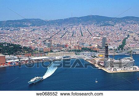 Barcelona. Spain View Large Photo Image Stock Image - Barcelona. Spain. Fotosearch