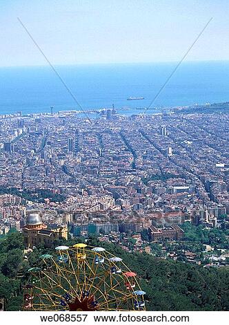 Barcelona. Spain View Large Photo Image Stock Photo - Barcelona. Spain. Fotosearch