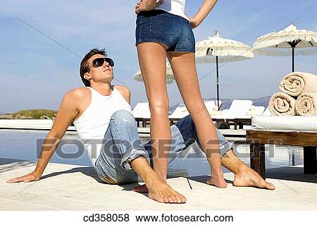 barefoot, calm, border, attraction View Large Photo Image Stock Photo - barefoot, calm, border, attraction. Fotosearch