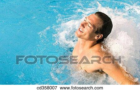 bathe, bathing, black hair, chilling out View Large Photo Image Stock Photo - bathe, bathing, black hair, chilling out. Fotosearch