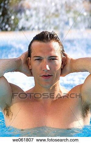 bathe, bathing, black hair View Large Photo Image Stock Photo - bathe, bathing, black hair. Fotosearch
