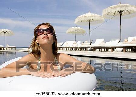 bathe, bathing, brunette, calm View Large Photo Image Stock Image - bathe, bathing, brunette, calm. Fotosearch