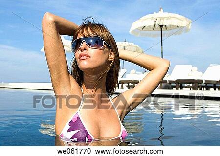bathe, bathing, brunette View Large Photo Image Stock Image - bathe, bathing, brunette. Fotosearch