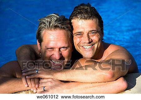 Stock Image - bathe, bonding, bond, bathing, affection. Fotosearch
