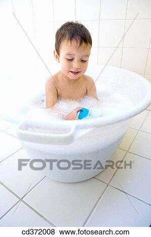 bathtub, baby, bathroom, bathing, bath, 3-4 years View Large Photo Image Stock Photo - bathtub, baby, bathroom, bathing, bath, 3-4 years. Fotosearch