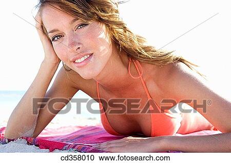 beach, beauty, brunette View Large Photo Image Stock Image - beach, beauty, brunette. Fotosearch