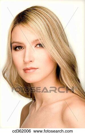 beauty, Beauty Care, blond, Brown eye View Large Photo Image Stock Photograph - beauty, Beauty Care, blond, Brown eye. Fotosearch