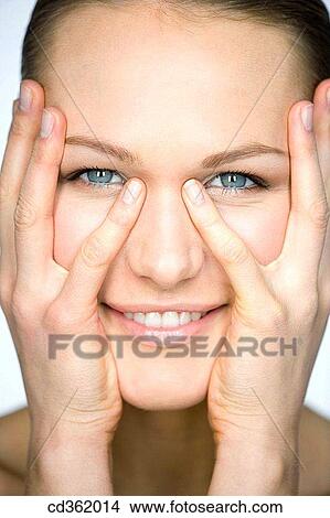 beauty, Beauty Care, blue eyes, brunette View Large Photo Image Picture - beauty, Beauty Care, blue eyes, brunette. Fotosearch