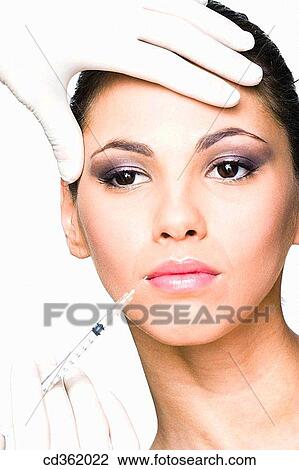 beauty, Beauty Care, Botox, Brown eye, brunette View Large Photo Image Stock Image - beauty, Beauty Care, Botox, Brown eye, brunette. Fotosearch