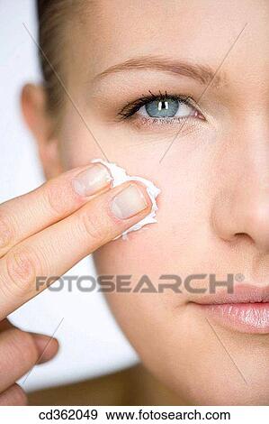 beauty, blue eyes, Beauty Care, apply View Large Photo Image Stock Photo - beauty, blue eyes, Beauty Care, apply. Fotosearch