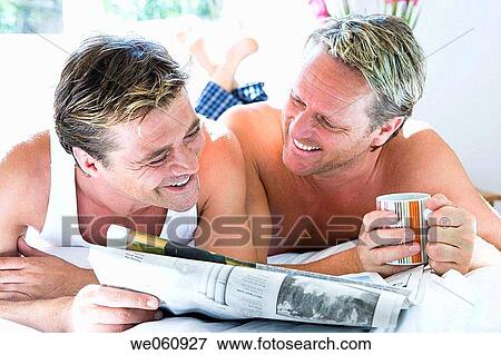 Stock Photo - bed, calm, bedroom, at-home. Fotosearch