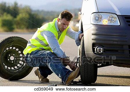 black hair, car, breakdown, automobile View Large Photo Image Stock Photo - black hair, car, breakdown, automobile. Fotosearch